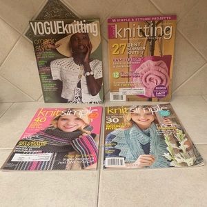🧶4 Knitting Magazines 🧶